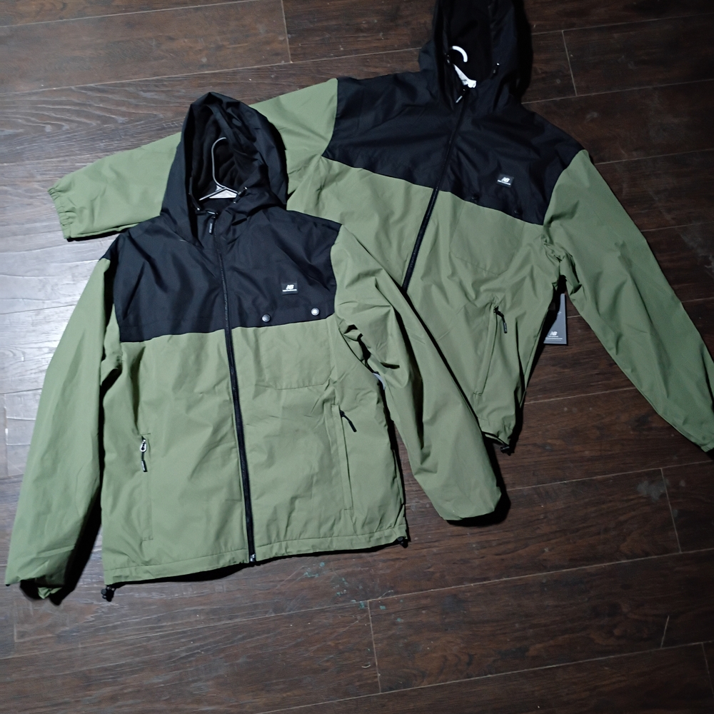 New Balance Men's Windbreaker - Black and Olive